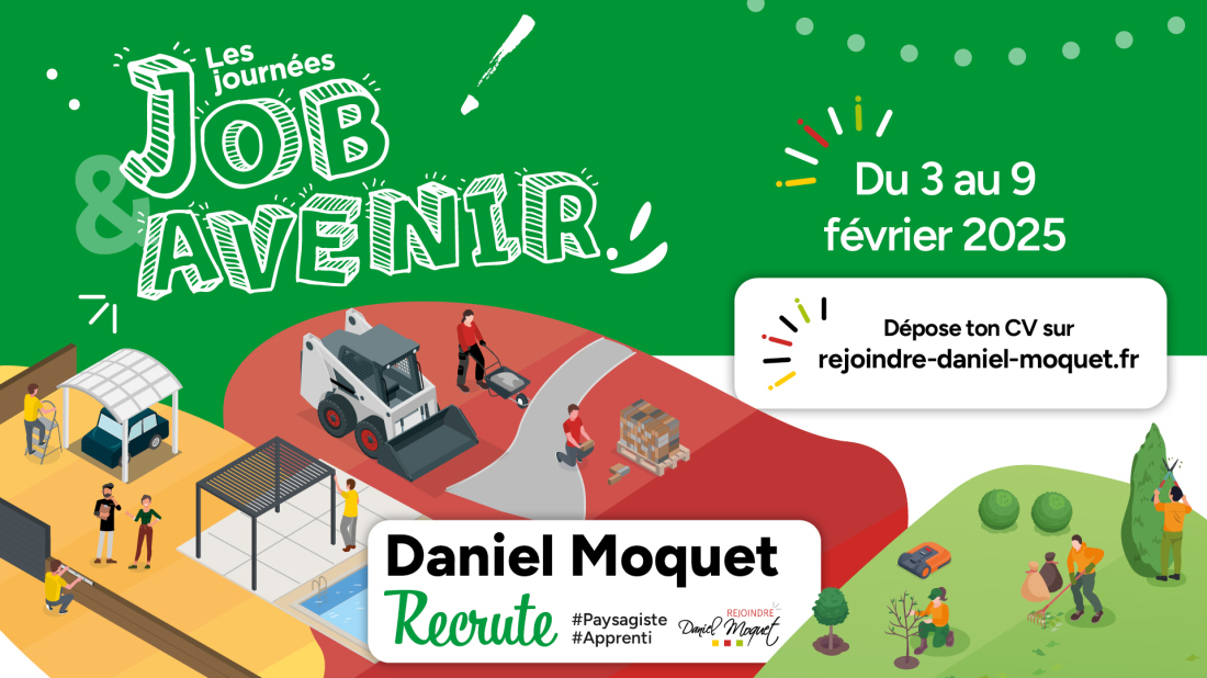 Job & Avenir - Daniel Moquet - recrutement paysagiste